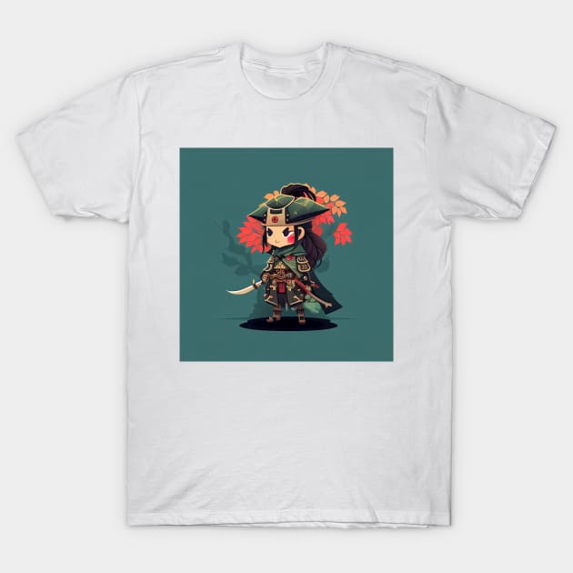 Anime Elf Samurai T-Shirt by Schizarty